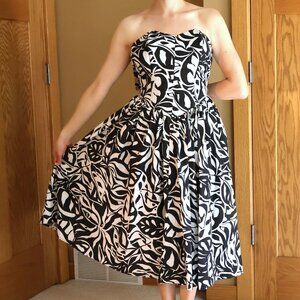 Bill Berman California Styled by Jodi Swartz Dress SZ 7 Vintage 80's